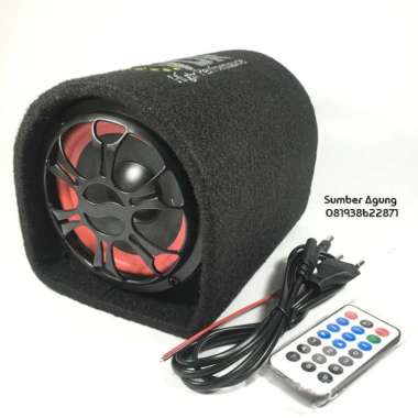 VDR V6000 Loudspeaker Pemutar Musik MP3 Radio 3inch Kencang Suara Bass Hitam