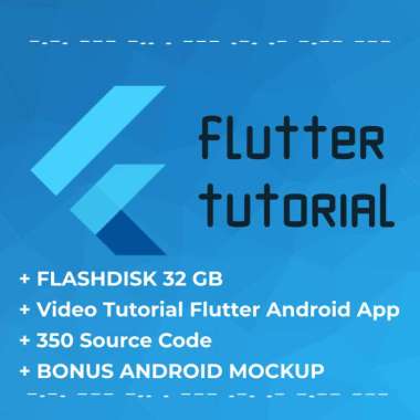 harga FLASHDISK 32 GB + Video Tutorial Flutter Android App + 350 Source Code Blibli.com