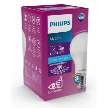 PHILIPS LAMPU LED 12 WATT, 12WATT, 12W, 12 W PUTIH Kuning