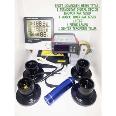 komponen mesin tetas telur paket penetas telur otomatis hitam