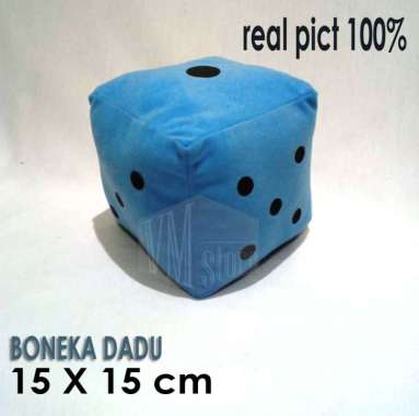 Dadu / boneka dadu / bantal dadu / bantal boneka dadu ular tangga raksasa / 15X15cm / Dadu Games / b
