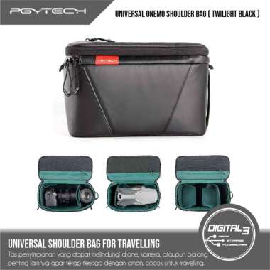 Pgytech OneMo Shoulder Bag Tas Drone Camera Mavic Air 2 Pro Universal Hitam