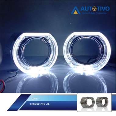 SHOURD PROJIE RING LAMP PROJIE CHROME Putih