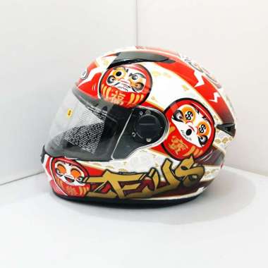 Zeus Helm Fullface ZS-811 White/AL35 Red M White Red