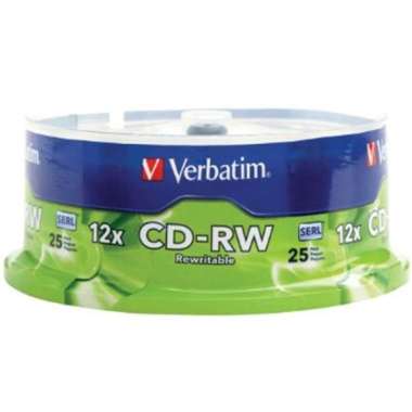 Verbatim CD-RW Spindel isi 25 multicolor