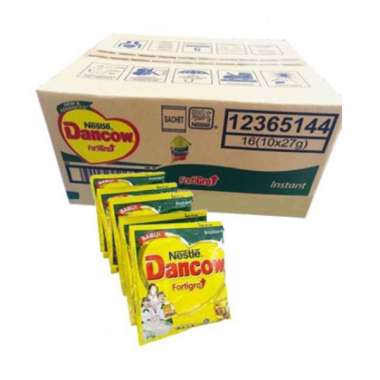 Promo Harga DANCOW FortiGro Susu Bubuk Instant per 10 sachet 27 gr - Blibli