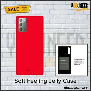 Goospery Feeling Jelly Soft Case Casing for Xiaomi Redmi Note 8 Pro Redmi Note 8 Pro RED