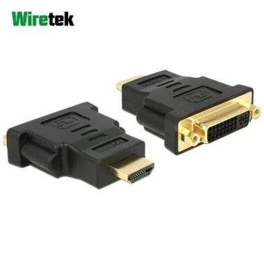 Connector HDMI to DVI-I Black