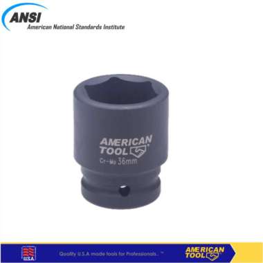 American Tool 8957894 Kunci Mata Socket Impact 3/4"DR 6PT 18mm American Tool wrench
