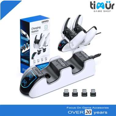 PS5 LED OIVO Charging Dock Stand Station Stik Stick Controller PS5