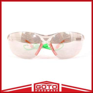 GOSAVE Kacamata Safety Fashion Clear Mirror Gaya Gerinda Bening Kaca Mata