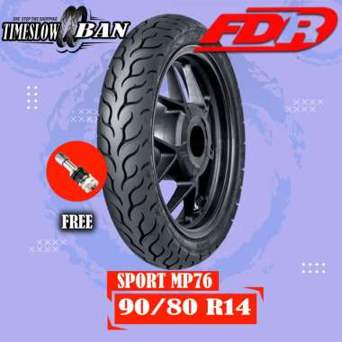 Ban Motor Matic RACE COMPOUND // FDR SPORT MP76 90/80 Ring 14 Tubeless ts019