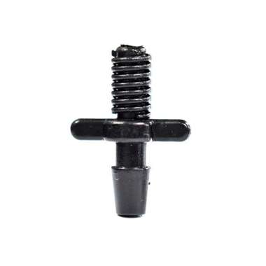 Nepel Ulir Hidroponik 7MM 5 PCS : Untuk Sambungan Pipa Paralon dan Selang PE 7 mm Hitam