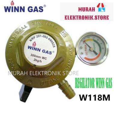 WINN Gas Regulator W 118 M (Dengan Meter)