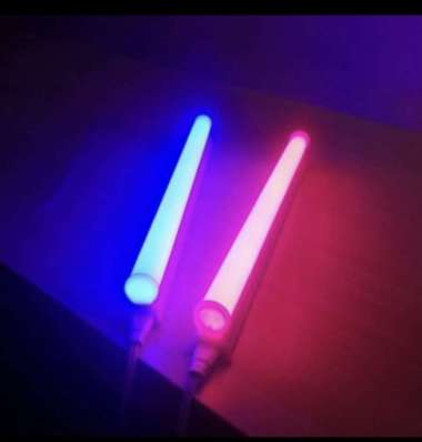 PAKET 2 LAMPU TL TINGGAL PAKAI T5 LED NEON 10 Watt 2X BIRU