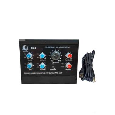 Dolphin Sound ISK DS-2 Soundcard USB Audio Interface Recording DS2