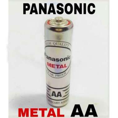 Batteray JAM kecil ORIGINAL PANASONIC METAL AA baterai batre mini REMOT TV A2 / AA / A3 / AAA