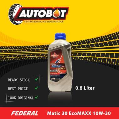 Oli Mesin/Oli Motor Matic/Federal Oil 10W-30 SYN (0,8L)/Oli Scooter
