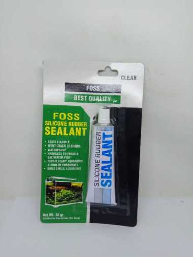 LEM KACA AQUARIUM AKRILIK FOSS SILICONE RUBBER SEALANT BEST QUALITY