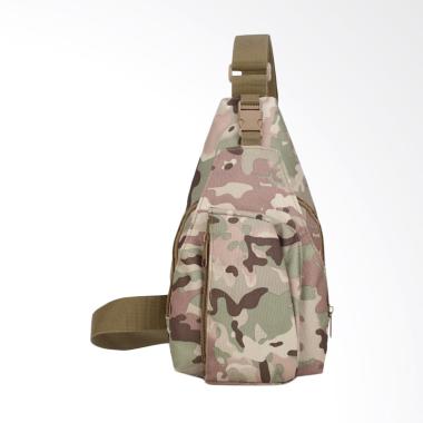 Army Crossbody Bag / Slingbag Tas Selempang Pria - Hijau Loreng