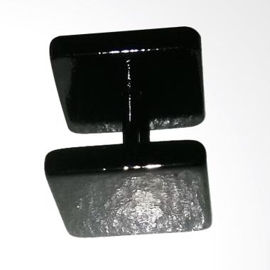 Anneui BP0125 Model Kotak Persegi S … ng Tusuk Piercing – Black