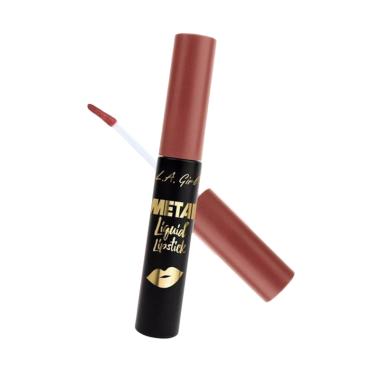 LA Girl Metal Liquid Lipstick - Smolder Nude