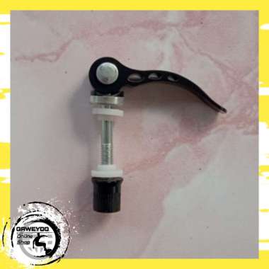 Baut QR Clamp Seatpost Sepeda Berbagai Warna Hitam
