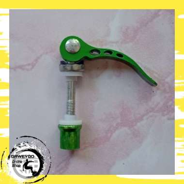 Baut QR Clamp Seatpost Sepeda Berbagai Warna Hijau