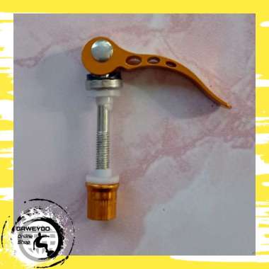 Baut QR Clamp Seatpost Sepeda Berbagai Warna Emas