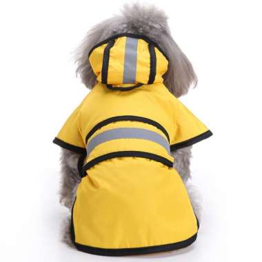 yellow dog raincoat