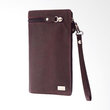 I.L.C Executive Travel Wallet Cum Tempat HP iphone 5.5''- Coklat