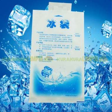 Ice Jelly Gel Cooler Bag Pendingin Lunch Cooler Bag Tahan Lama 400mL
