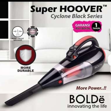 Super Hoover Cyclone Black Vacuum Cleaner BOLDe