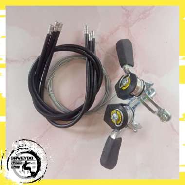 Shifter Jempol Sepeda Federal/Balap/MTB List Kuning