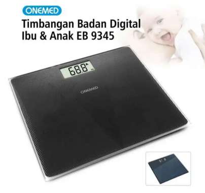 ONEMED - Timbangan Badan Digital Bayi + Ibu 9345 | Timbangan Bayi