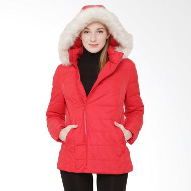 #DIJAMINMURAH - COLDWEAR 16079 Winter Down Jacket Wanita - Red
