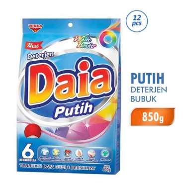 Promo Harga Daia Deterjen Bubuk Putih 850 gr - Blibli