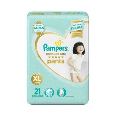 Promo Harga Pampers Premium Care Active Baby Pants XL21 21 pcs - Blibli