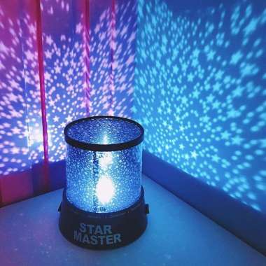 LAMPU TIDUR CAHAYA BINTANG STAR MASTER LED PROYEKTOR BISA BERPUTAR Multicolor