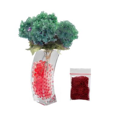 Jirifarm 10400 Hidroponik Hidrogel Warna Merah Kemasan [5 gr] Red