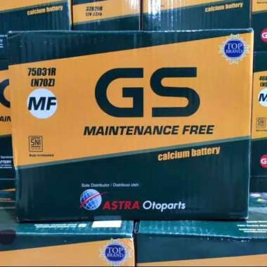 Aki Mobil GS ASTRA GS MF N70Z 75AH 12 V N70Z "07117 "