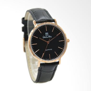 Valentino Rudy VR119-2532 Jam Tanga ... Ring Rosegold Plat Hitam