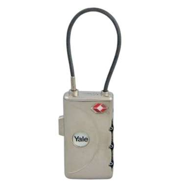 Yale YTL1-30-350-1 Travel Luggage Padlock with ID Tag Gembok Koper