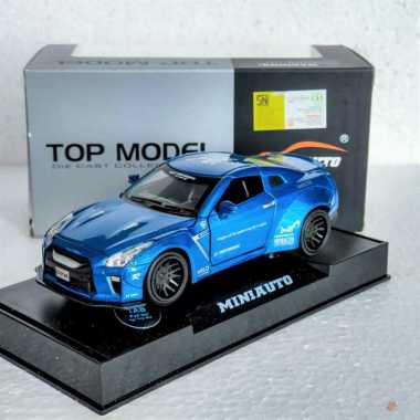 Miniauto Diecast Nissan GTR R35 Skala 1:32 Biru