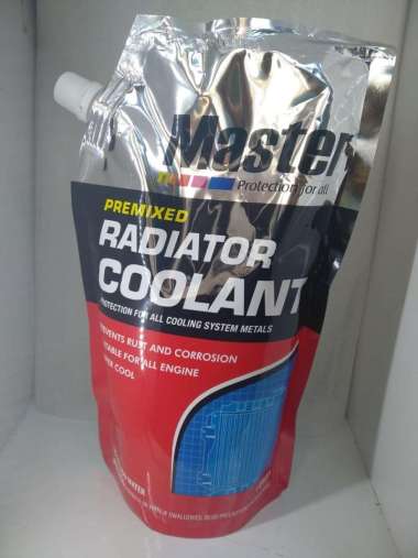 Master Premixed Radiator Coolant Air Radiator - Merah [Refill Pouch/ 946 mL]