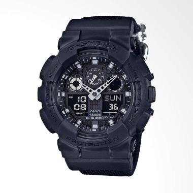 CASIO G-Shock Jam Tangan Pria GA-100BBN-1ADR Black
