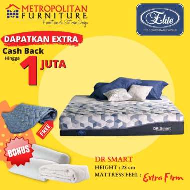 Kasur Springbed Elite Dr Smart Spring bed Tulang Belakang 160 x 200