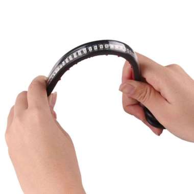 Lampu LED STRIP Flexible Rem Sen Sein Motor Mobil Fleksibel Brake Sign multi colour