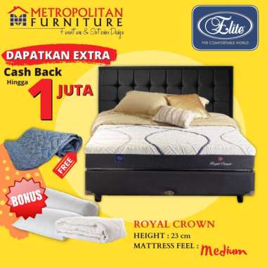 Kasur Springbed Elite Royal Crown Full Set Spring bed matras 120 x 200