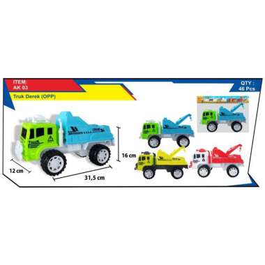 Truk Derek OPP / Mainan Truk Konstruksi / AK03